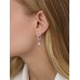 Серьги с кварцем из серебра 925 пробы арт. 02-4414/00РК-00