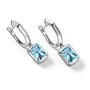 Серьги с аквамарином из серебра 925 пробы арт. 02-4431/0АКК-00