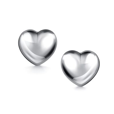 Серьги "Сердца" из серебра 925 пробы