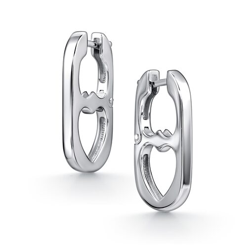 Серьги "Сердца" из серебра 925 пробы