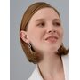 Серьги с фианитами из серебра 925 пробы арт. 02-4679/КЦ10-17