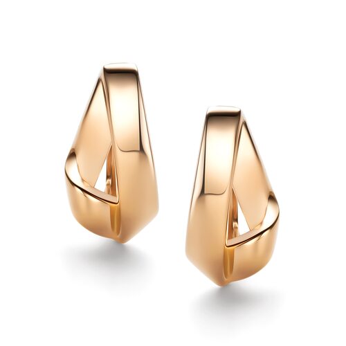 Серьги из серебра 925 пробы с позолотой