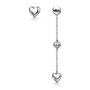 Серьги "Сердца" из серебра 925 пробы арт. 02-4919/0000-00