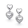 Серьги "Сердца" из серебра 925 пробы арт. 02-4924/0000-00