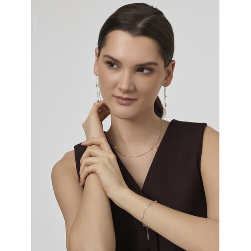 Серьги с жемчугом из серебра 925 пробы