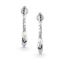 Серьги с жемчугом из серебра 925 пробы арт. 02-5032/0ЖСВ-00