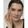 Серьги с жемчугом из серебра 925 пробы арт. 02-5032/0ЖСВ-00