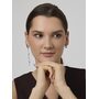 Серьги с жемчугом из серебра 925 пробы арт. 02-5033/0ЖСВ-00