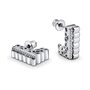 Серьги с фианитами из серебра 925 пробы арт. 02-5117/00КЦ-00
