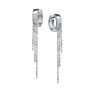 Серьги с фианитами из серебра 925 пробы арт. 02-5182/00КЦ-00