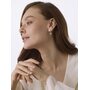 Серьги с бриллиантами из серебра 925 пробы арт. 02-5250/000Б-00