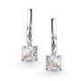Серьги с бриллиантами из серебра 925 пробы арт. 02-5250/000Б-00