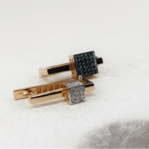 Серьги с бриллиантами из золлота 585 пробы