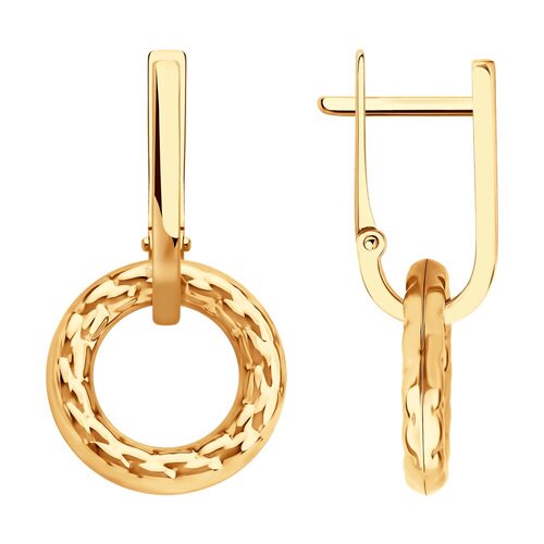 Серьги из золота 585 пробы
