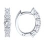 Серьги с фианитами из белого золота 585 пробы арт. 0200754-3