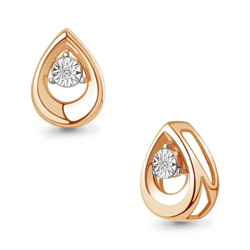 Подвеска с бриллиантом из серебра 925 пробы