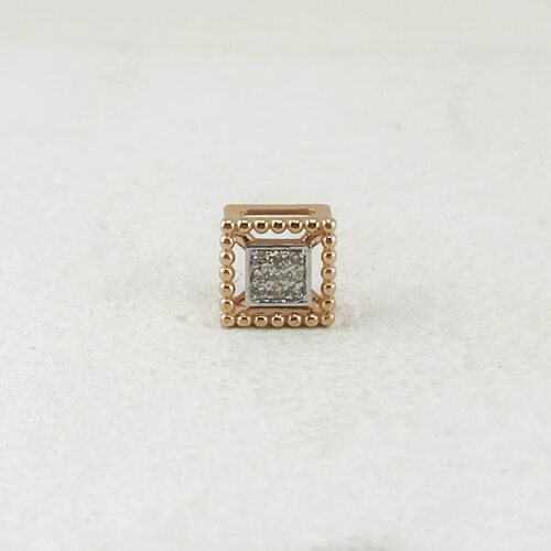 Подвеска с бриллиантами из золота 585 пробы