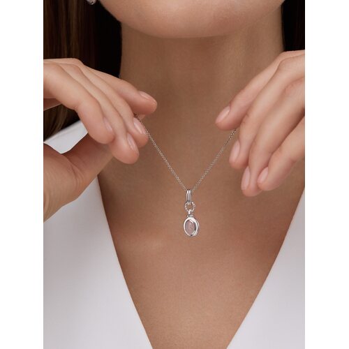 Подвеска с кварцем из серебра 925 пробы