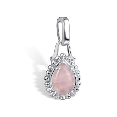 Подвеска с кварцем из серебра 925 пробы