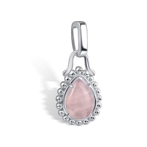 Подвеска с кварцем из серебра 925 пробы