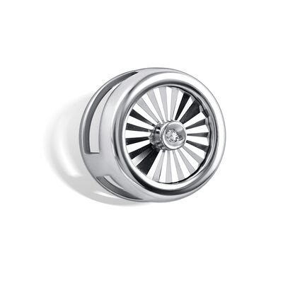 Подвеска с бриллиантом из серебра 925 пробы