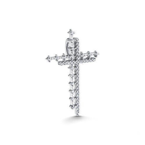 Подвеска с фианитами из серебра 925 пробы арт. 03-5424/00КЦ-00