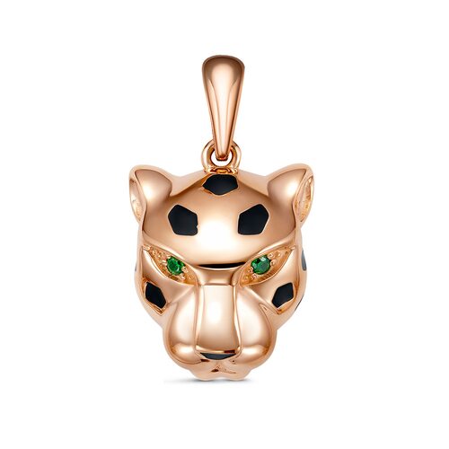 Подвеска с фианитами из золота 585 пробы