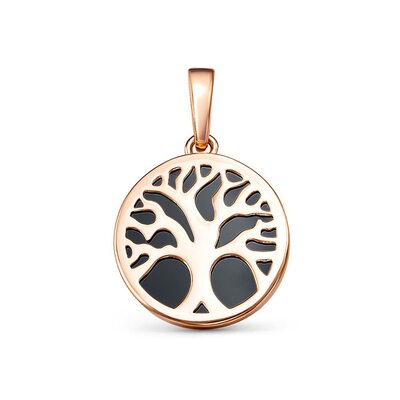 Подвеска "Дерево" с ониксом из золота 585 пробы