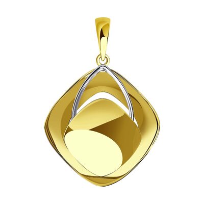 Подвеска из желтого золота 585 пробы