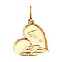 Подвеска "Love" из золота 585 пробы арт. 036168
