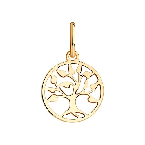 Подвеска "Дерево" из золота 585 пробы