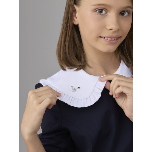 Брошь с бриллиантом из серебра 925 пробы