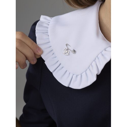 Брошь с бриллиантом из серебра 925 пробы