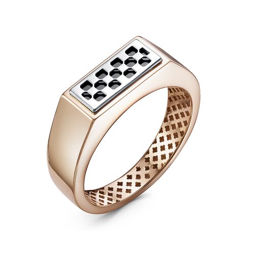 Кольцо с ониксом из золота 585 пробы