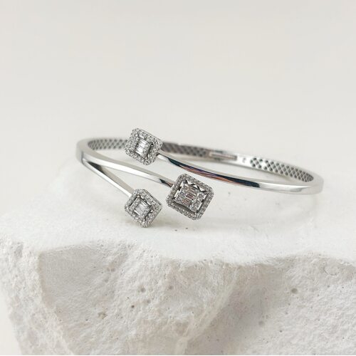 Браслет с бриллиантами из золота 585 пробы