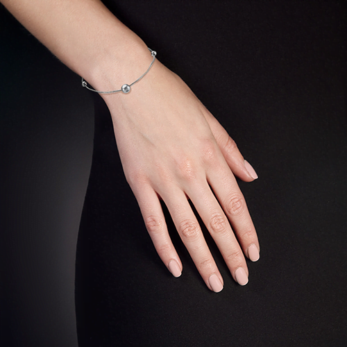 Браслет из белого золота 585 пробы