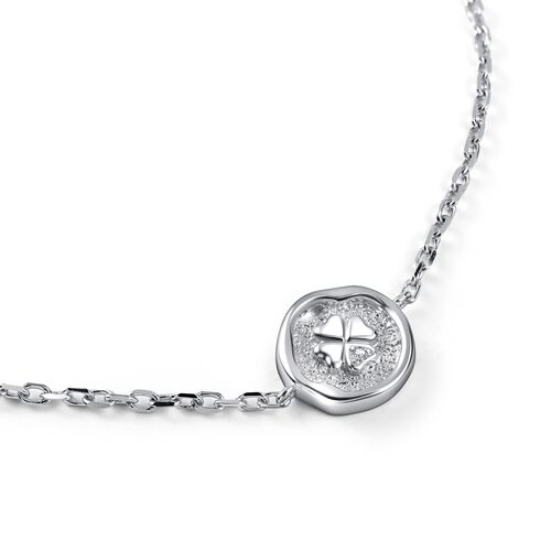 Браслет с бриллиантом из серебра 925 пробы