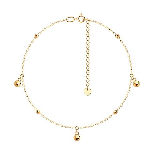 Браслет на ногу из золота 585 пробы