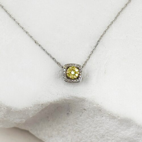 Колье с бриллиантами из белого золота 585 пробы арт. 06-03306-12-199-07-03