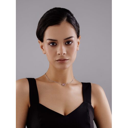 Колье с перламутром из серебра 925 пробы