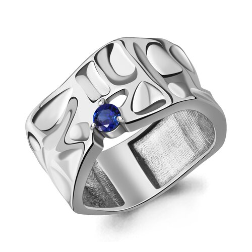 Пирсинг "Сердце" с фианитом из золота 585 пробы