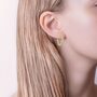 Серьги с сапфирами из золота 585 пробы арт. 074-20150w