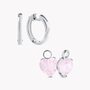 Серьги с кварцем из золота 585 пробы арт. 076-20210w
