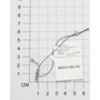 Пирсинг с фианитами из серебра 925 пробы арт. 09-1573/0КЦ8-00