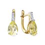 Серьги с фианитами из желтого золота 585 пробы арт. 1.20.15.3731.00-4940