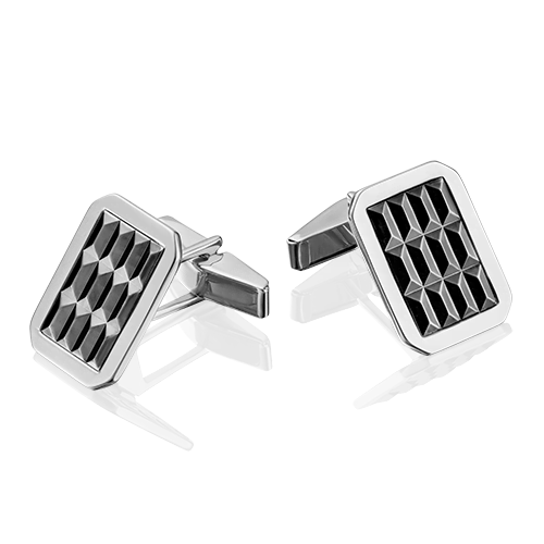 Запонки из белого золота 585 пробы