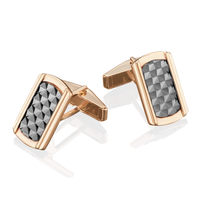 Запонки из золота 585 пробы 