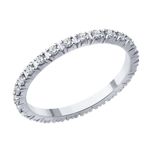 Кольцо с бриллиантами из золота 585 пробы