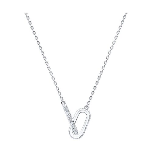 Колье с бриллиантами из белого золота 585 пробы