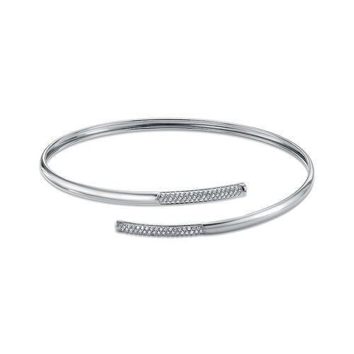 Браслет с бриллиантами из белого золота 585 пробы